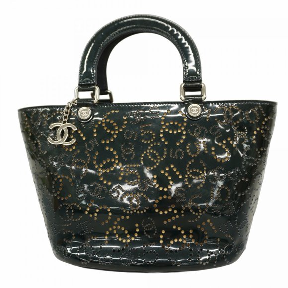 CHANEL Blue Leather Bag - Picture 1 of 12